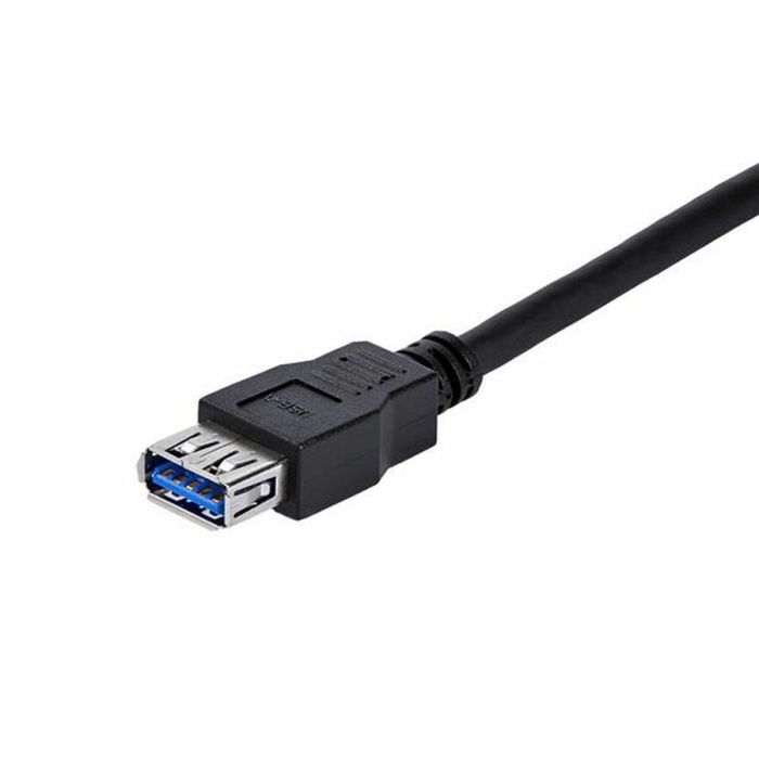 Cable USB Startech USB3SEXT1MBK USB A Negro 1