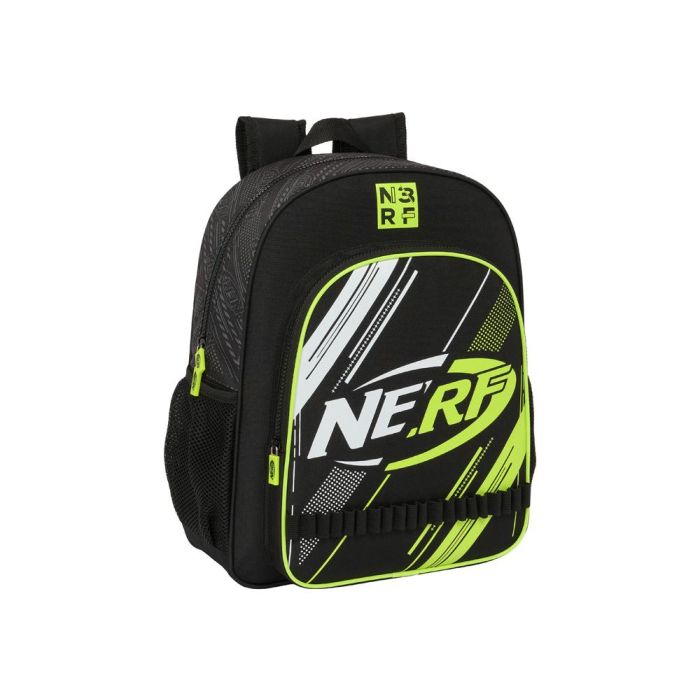 Mochila Escolar Nerf Get ready Negro 32 X 38 X 12 cm