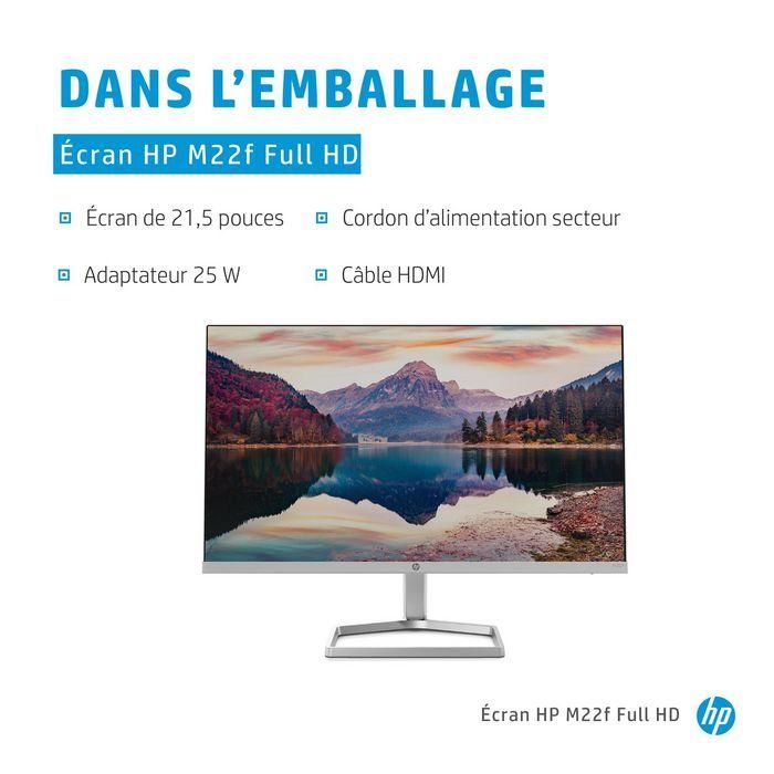 HP M22f Monitor Full HD (FHD) de Alta Definición con Pantalla Inmersiva para Trabajar y Jugar, Diseño Ergonómico y Sostenible 8 HP M22f Monitor Full HD (FHD) de Alta Definición con Pantalla Inmersiva para Trabajar y Jugar, Diseño Ergonómico y Sostenible 8