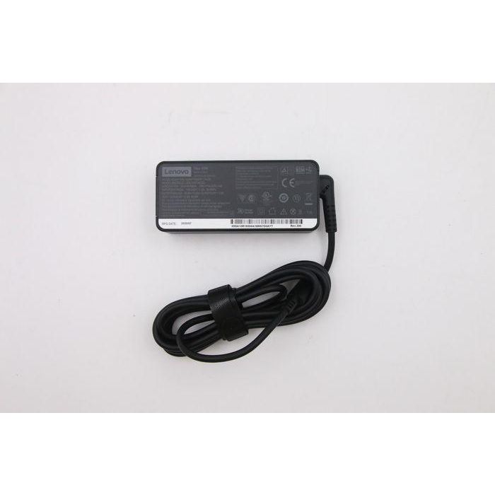 Lenovo 45W Power Adapter with multiple output voltages (20V, 15V, 9V, 5V), dual-port design, worldwide compatibility, ACB certified. Lenovo 45W Power Adapter with multiple output voltages (20V, 15V, 9V, 5V), dual-port design, worldwide compatibility, ACB certified.