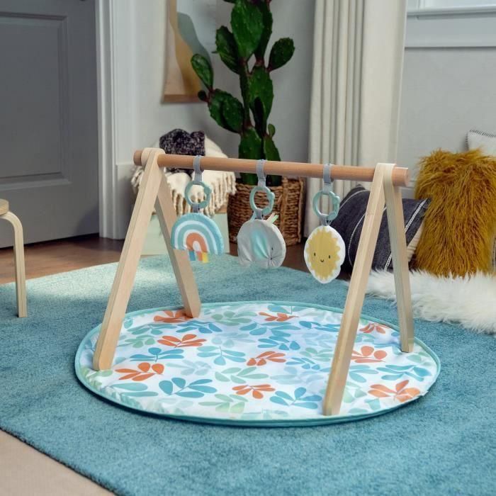 Ingenuity ITY0074451131224 Alfombra de juego Sun Valley con arco de madera y 3 juguetes extraíbles, plegable, desde el nacimiento 5 Ingenuity ITY0074451131224 Alfombra de juego Sun Valley con arco de madera y 3 juguetes extraíbles, plegable, desde el nacimiento 5
