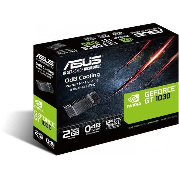 Asus 90YV0AT0-M0NA00 Tarjeta Gráfica NVIDIA GeForce GT 1030 2GB GDDR5 PCIe 3.0 6008MHz HDMI DVI 4 Asus 90YV0AT0-M0NA00 Tarjeta Gráfica NVIDIA GeForce GT 1030 2GB GDDR5 PCIe 3.0 6008MHz HDMI DVI 4
