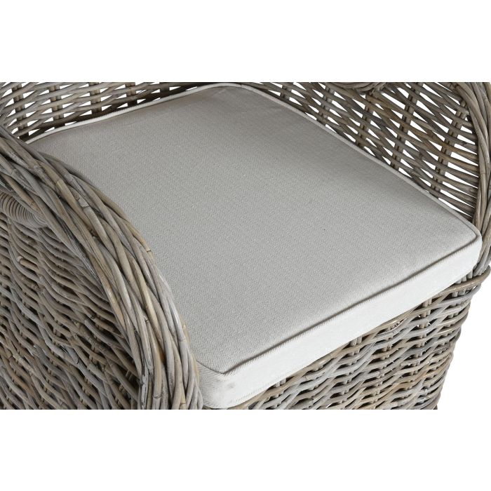 Sillon Item Home DKD Home Decor Gris Claro Crudo 70 x 88 x 62 cm 3 Sillon Item Home DKD Home Decor Gris Claro Crudo 70 x 88 x 62 cm 3