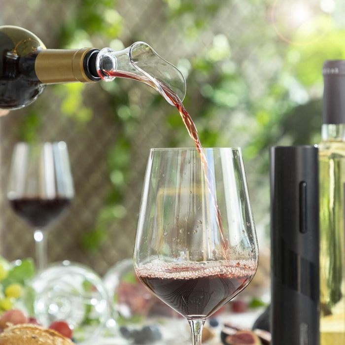 Sacacorchos Eléctrico con Accesorios para Vino Corking InnovaGoods 8 Sacacorchos Eléctrico con Accesorios para Vino Corking InnovaGoods 8