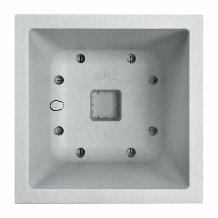 Elho ELH8711904499280 Jardinera Vivo Next Square 30 Gris, Ø 30 x H 29 cm, interior/exterior, 100% reciclado 2