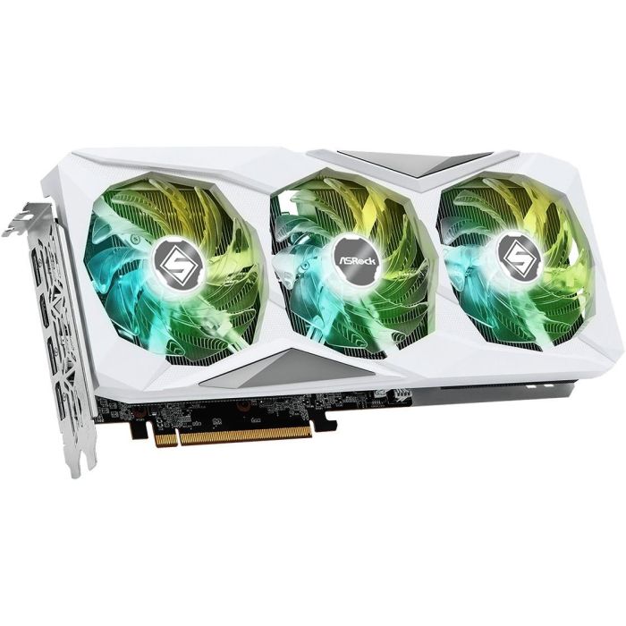 ASRock Radeon RX 7600 8GB GDDR6 Steel Legend OC white con 3 ventiladores 2