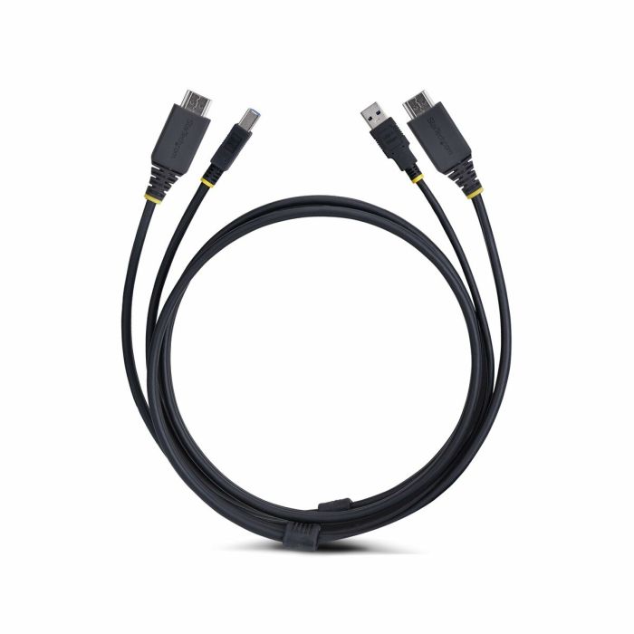 Cable adaptador Startech HU1226-KVM-CABLE Negro 1,8 m 1 Cable adaptador Startech HU1226-KVM-CABLE Negro 1,8 m 1