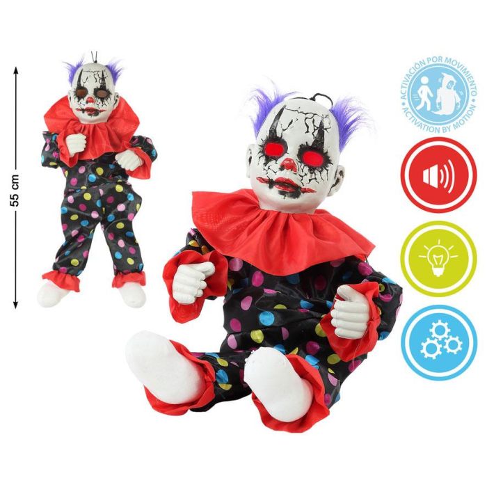 Payaso 55 cm Luz Y Sonido