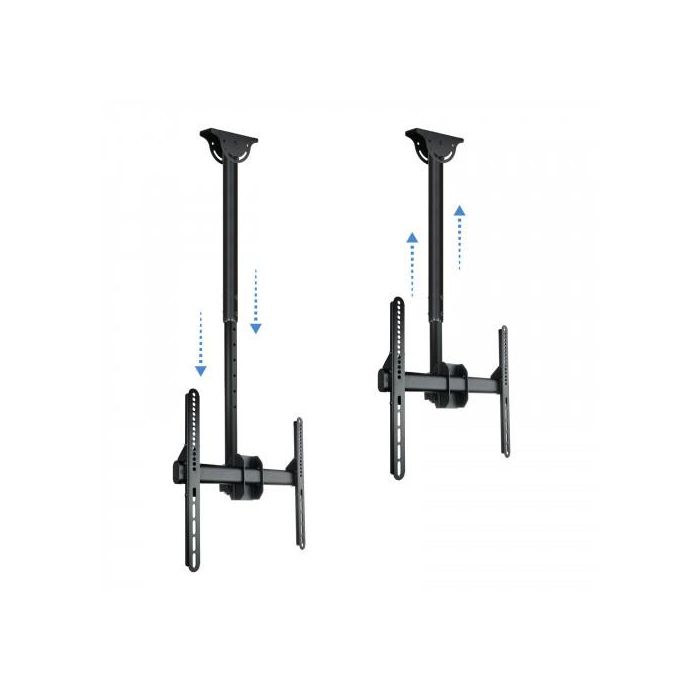 TooQ Soporte de techo giratorio para TV 32" a 55", 360º, 50 kg, Negro - LPCE1155TSLI-B 2 TooQ Soporte de techo giratorio para TV 32" a 55", 360º, 50 kg, Negro - LPCE1155TSLI-B 2