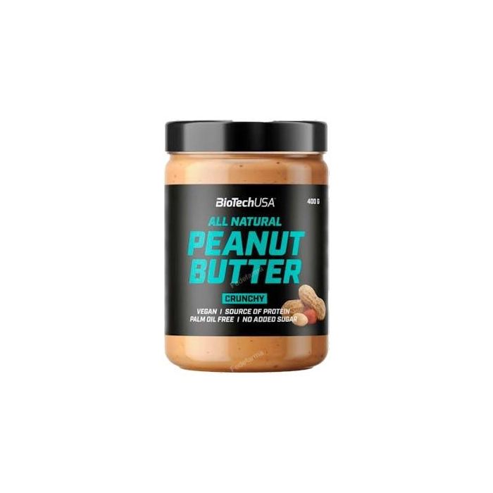 BIOTECHUSA Peanut Butter Suave 15*400G Crema de Cacahuete Suave