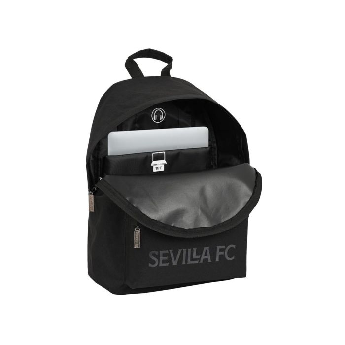 Cartera Escolar Safta Sevilla F.C. Teeen Day Pack Ordenador 14,1-' 310x160x410 mm 3