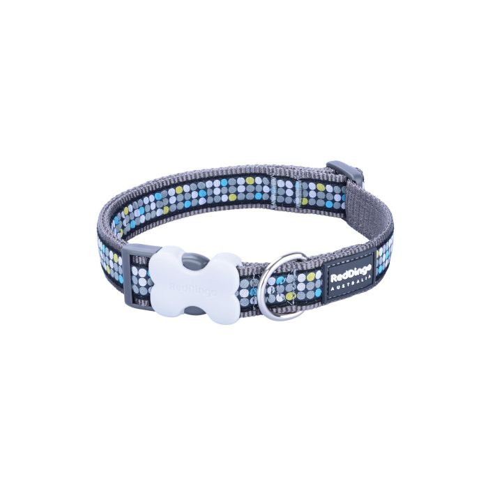 Red Dingo Collar para Perro Ajustable Modern on Cool Grey 15mm x 24-36cm Nylon Resistente Cómodo Hebilla Liberación Lateral Acero Inoxidable 0 Red Dingo Collar para Perro Ajustable Modern on Cool Grey 15mm x 24-36cm Nylon Resistente Cómodo Hebilla Liberación Lateral Acero Inoxidable 0