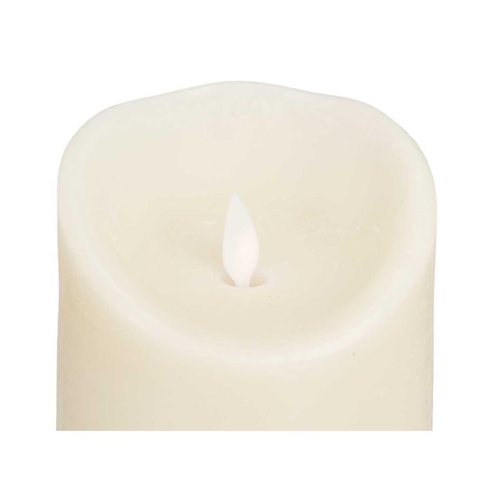 Giftdecor Vela LED Crema Ancha Baja 10 cm (Set de 24) 3