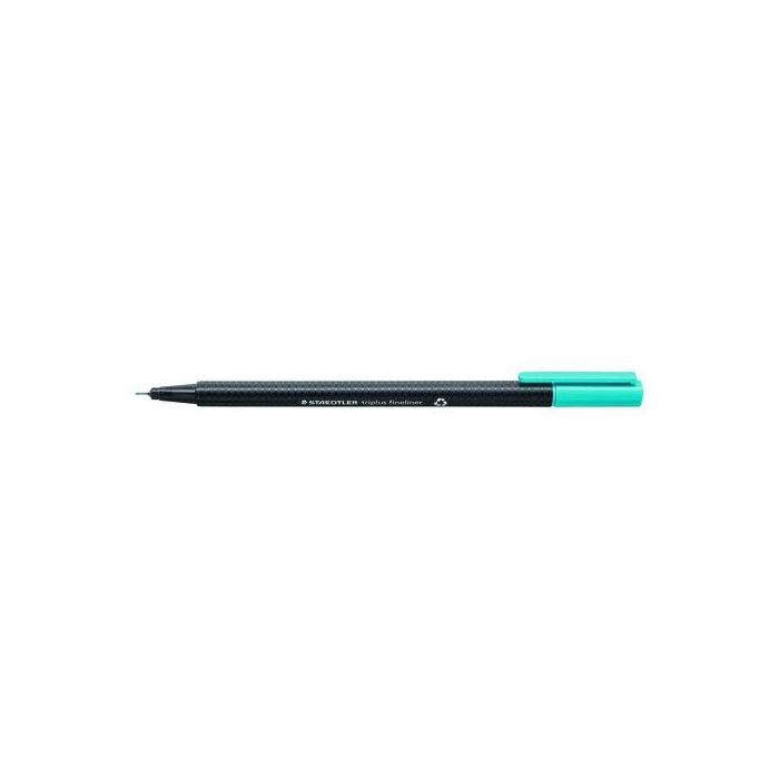 Rotulador Fibra Staedtler 334 Triplus Fineliner Azul Aqua (Set de 10) Rotulador Fibra Staedtler 334 Triplus Fineliner Azul Aqua (Set de 10)