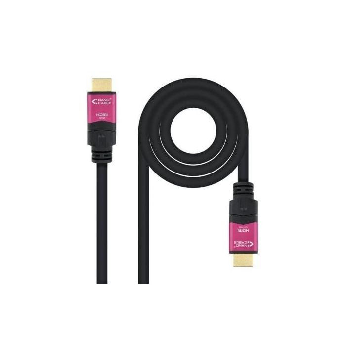 Cable HDMI 2.0 4K Nanocable 10.15.3720/ HDMI Macho - HDMI Macho/ 20m/ Negro Cable HDMI 2.0 4K Nanocable 10.15.3720/ HDMI Macho - HDMI Macho/ 20m/ Negro