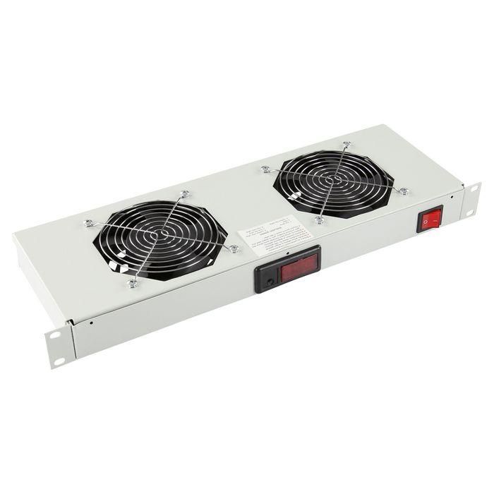 Lanview by Logon 2 FANS, DIGITAL THERMOSTAT RACK MOUNT FAN MODULE 1U Lanview by Logon 2 FANS, DIGITAL THERMOSTAT RACK MOUNT FAN MODULE 1U