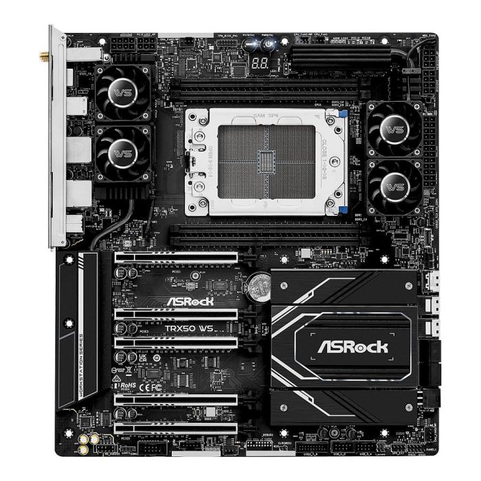 ASRock 90-MXBN40-A0UAYZ Placa Base ATX Extendida TRX50 Socket sTR5 para AMD Ryzen Threadripper 1