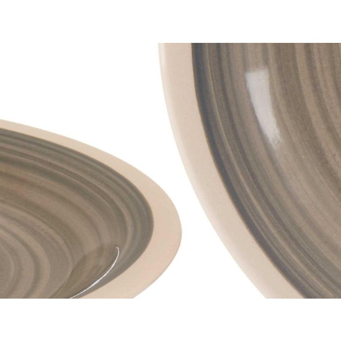 Vessia Plato Postre de Gres Gris 19 cm (36 Unidades) 3