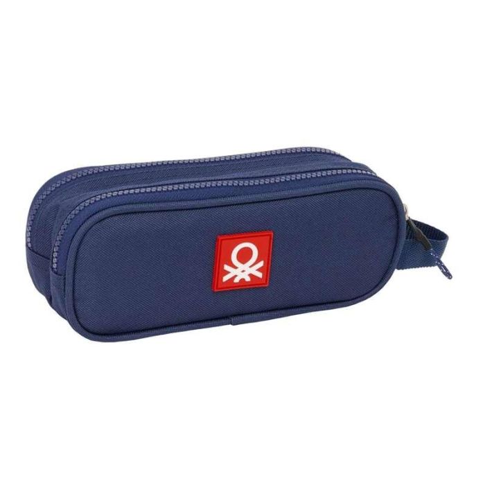 Portatodo Doble Benetton Flag Azul marino 21 x 8 x 6 cm 1