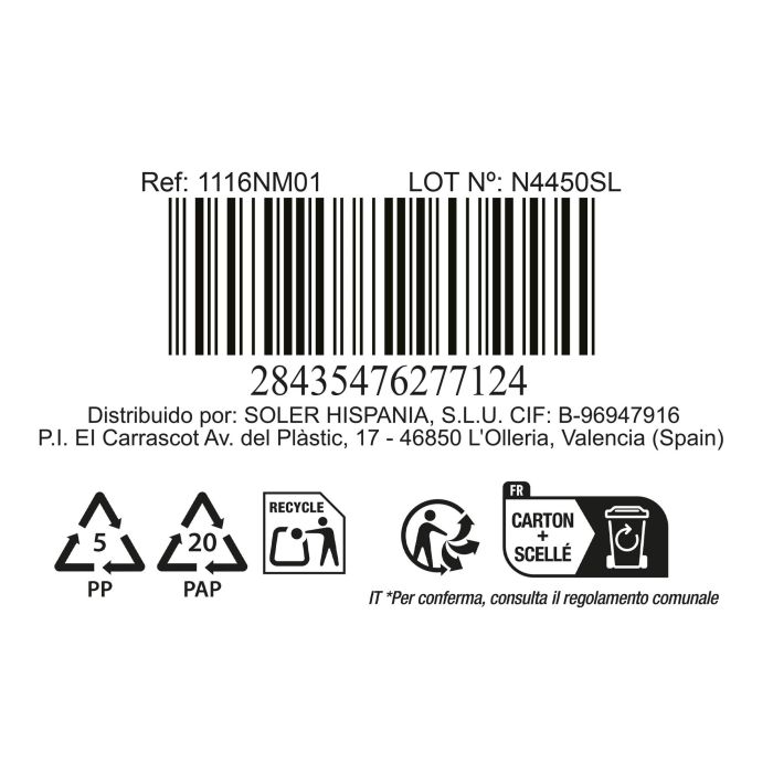 La Mediterranea Plato Llano 26.5 cm Opal Colección Whom 3