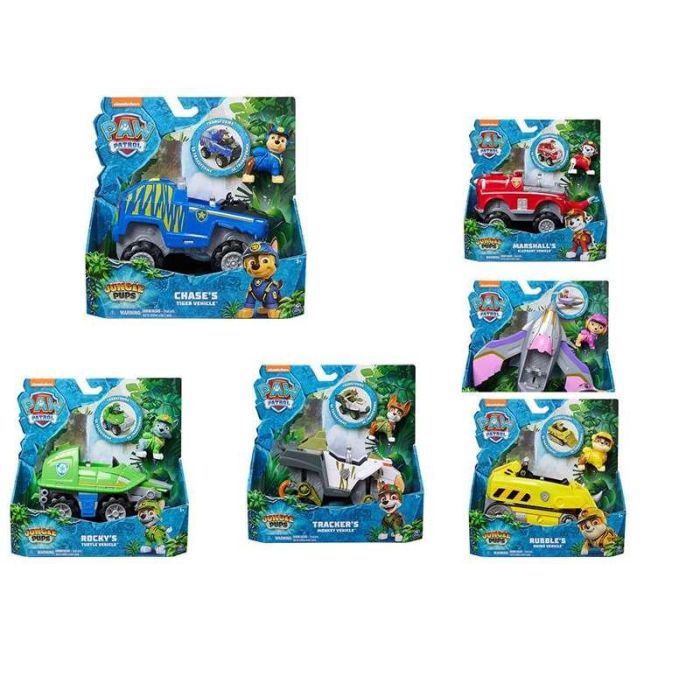 Vehículo paw patrol jungle incluye una figura. 23,18x22,86x9,84 cm - modelos surtidos 13 Vehículo paw patrol jungle incluye una figura. 23,18x22,86x9,84 cm - modelos surtidos 13