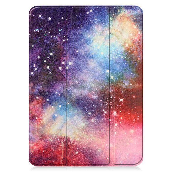 CoreParts For Apple iPad 10th Gen 10.9-inch (2022) Tri-fold Caster Hard Shell Cover with Auto Wake Function - Galaxy Style 9 CoreParts For Apple iPad 10th Gen 10.9-inch (2022) Tri-fold Caster Hard Shell Cover with Auto Wake Function - Galaxy Style 9