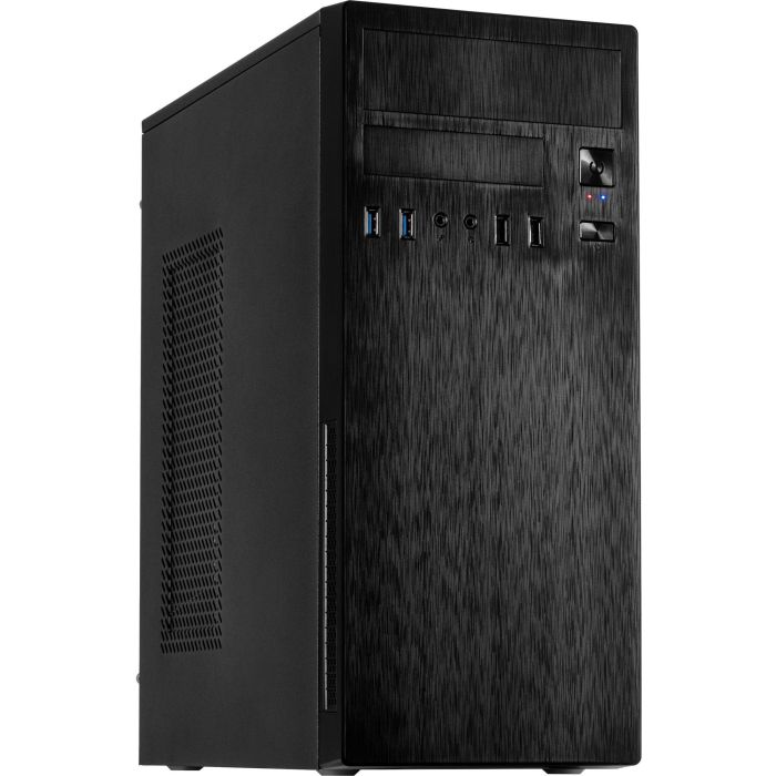 Inter-Tech IT-2812 Business Midi Tower PC Negro para Hogar/Oficina ATX/micro ATX/Mini-ITX