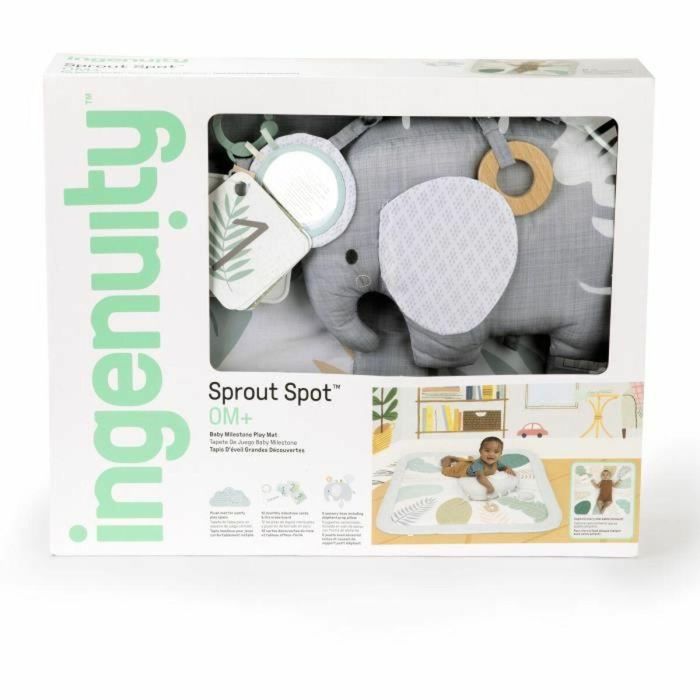 Ingenuity ING0074451128118 Sprout Spot Awakening Carpet Evolutif 8 x 102 x 102 cm multicolor nacimiento 4