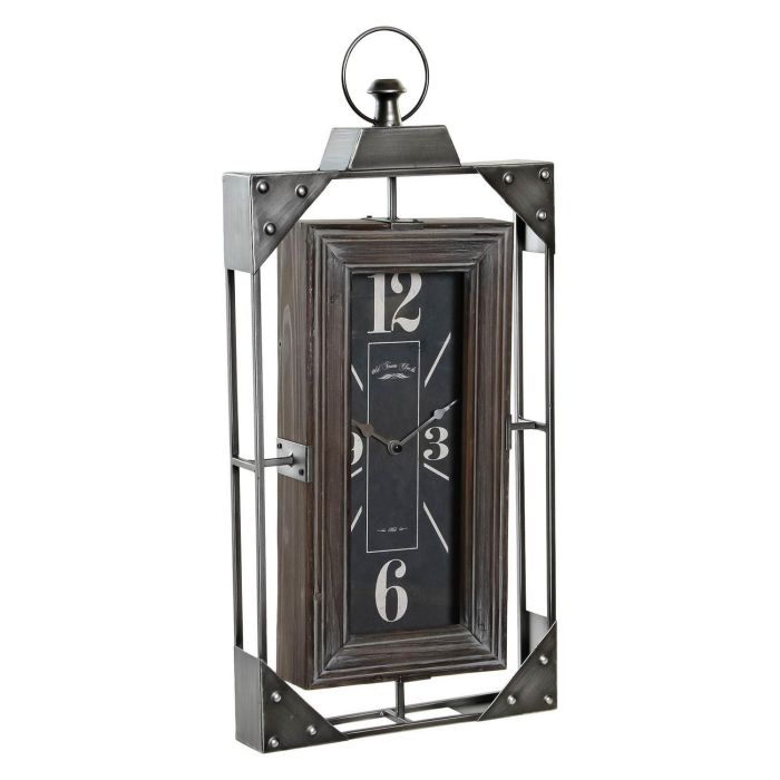 Reloj Pared Loft DKD Home Decor Gris 6.5 x 61 x 29 cm