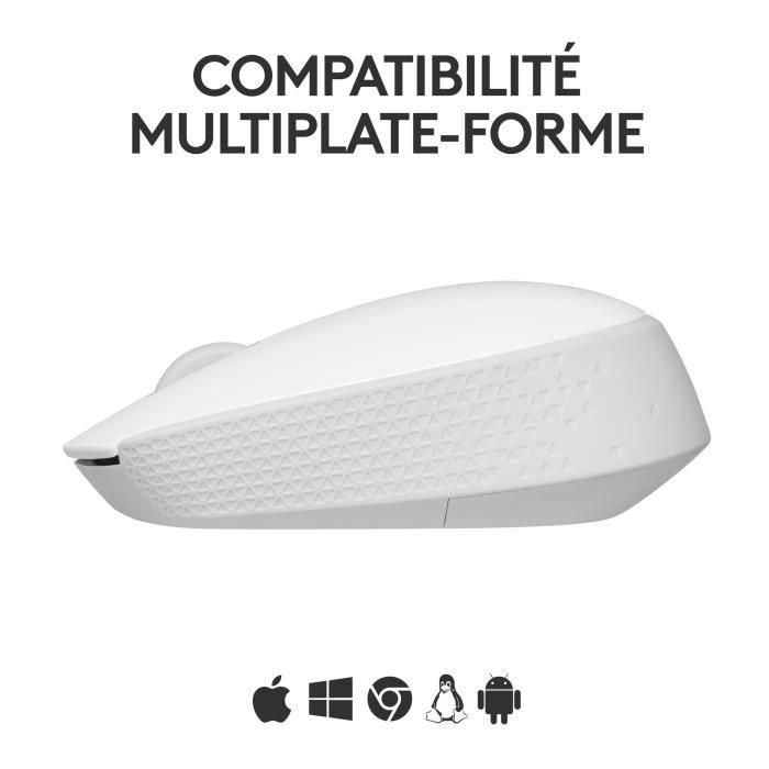 Ratón Logitech M171 Blanco 3