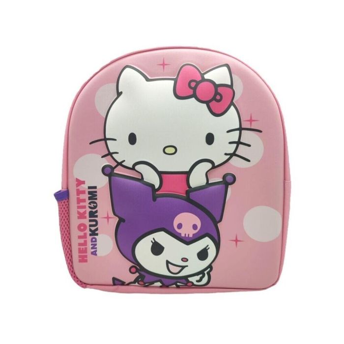Mochila 3D Kuromi & Hello Kitty 30cm 1
