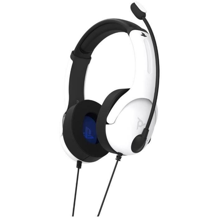 Auriculares con cable para juegos PDP LVL40 para PS4 y PS5 - Blanco 1 Auriculares con cable para juegos PDP LVL40 para PS4 y PS5 - Blanco 1