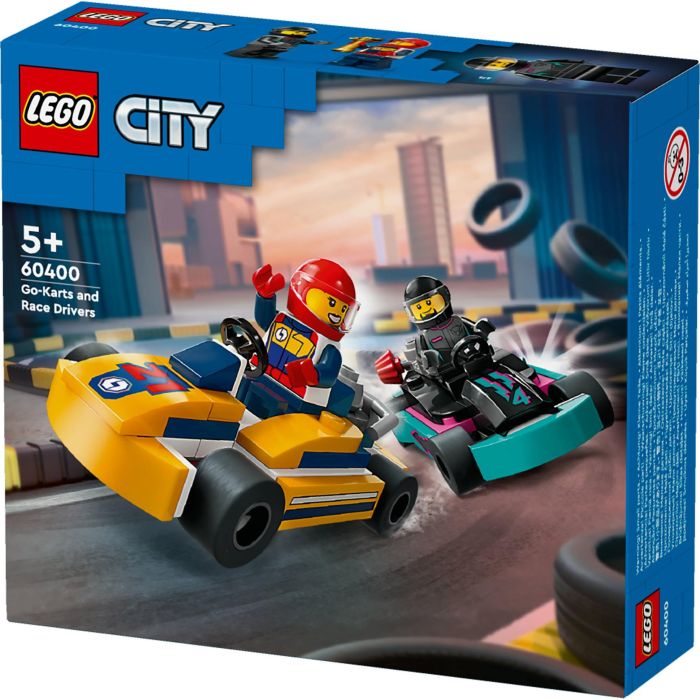 LEGO 60400 City Karts y Pilotos de Carreras, Juego de Construcción de Vehículos con 2 Minifiguras, Juguete para Niños y Niñas +4 Años 10 LEGO 60400 City Karts y Pilotos de Carreras, Juego de Construcción de Vehículos con 2 Minifiguras, Juguete para Niños y Niñas +4 Años 10