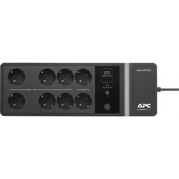 APC BE650G2-GR Sistema de Alimentación Ininterrumpida (UPS) 650VA 400W 8 Salidas AC Tipo F 3 APC BE650G2-GR Sistema de Alimentación Ininterrumpida (UPS) 650VA 400W 8 Salidas AC Tipo F 3