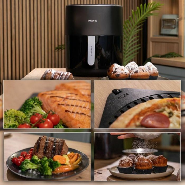 Cecotec Cecofry&Grill Duoheat 6500 Sencillo 6,5 L Independiente 2200 W Freidora de aire caliente Negro 2 Cecotec Cecofry&Grill Duoheat 6500 Sencillo 6,5 L Independiente 2200 W Freidora de aire caliente Negro 2