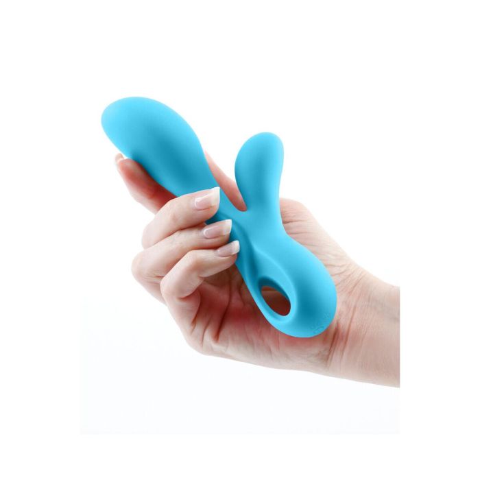 Vibrador Punto G NS Novelties Revel Azul 3 Vibrador Punto G NS Novelties Revel Azul 3