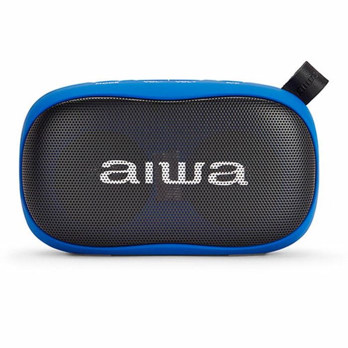 Altavoz Bluetooth Portátil Aiwa BS-110BK Negro Azul