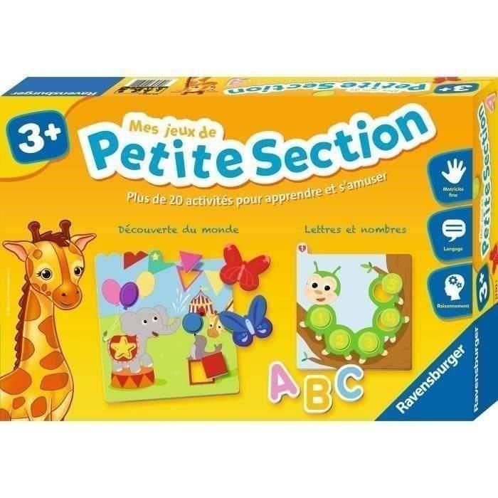 Ravensburger My Small Section Games: Juego Educativo 10 Actividades para Aprender Letras, Números, Animales, Colores – Niños 3+ años Ravensburger My Small Section Games: Juego Educativo 10 Actividades para Aprender Letras, Números, Animales, Colores – Niños 3+ años