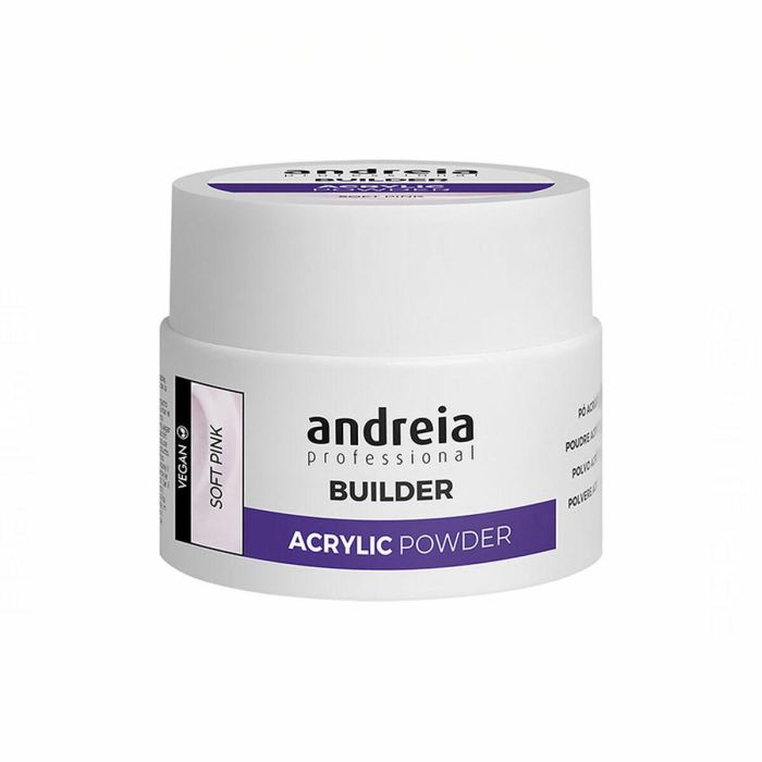 Andreia Professional Builder Acrylic Powder Polvos Acrilicos Soft Pink 35 g