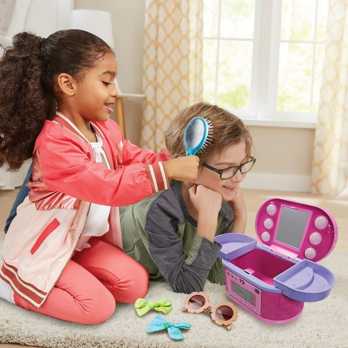 V-Tech 80-581822 Kidisecrets Mi Maletín Secreto de Maquillaje con Espejo, Alarma y Minijuegos Educativos 5