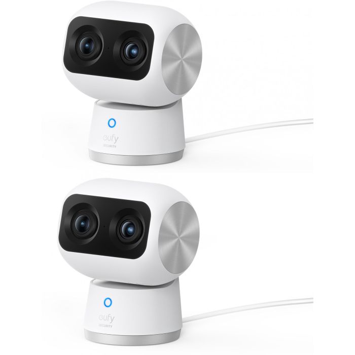 Eufy Indoor Cam S350 Cámara de Seguridad Dual 4K UHD con Zoom 8x PTZ 360° IA Personas/Mascotas Wi-Fi Doble Banda 1 Eufy Indoor Cam S350 Cámara de Seguridad Dual 4K UHD con Zoom 8x PTZ 360° IA Personas/Mascotas Wi-Fi Doble Banda 1