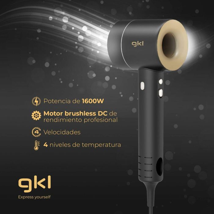 Secador de Pelo GKL PEARLSENSE 1600 W 2200 W Blanco 8 Secador de Pelo GKL PEARLSENSE 1600 W 2200 W Blanco 8