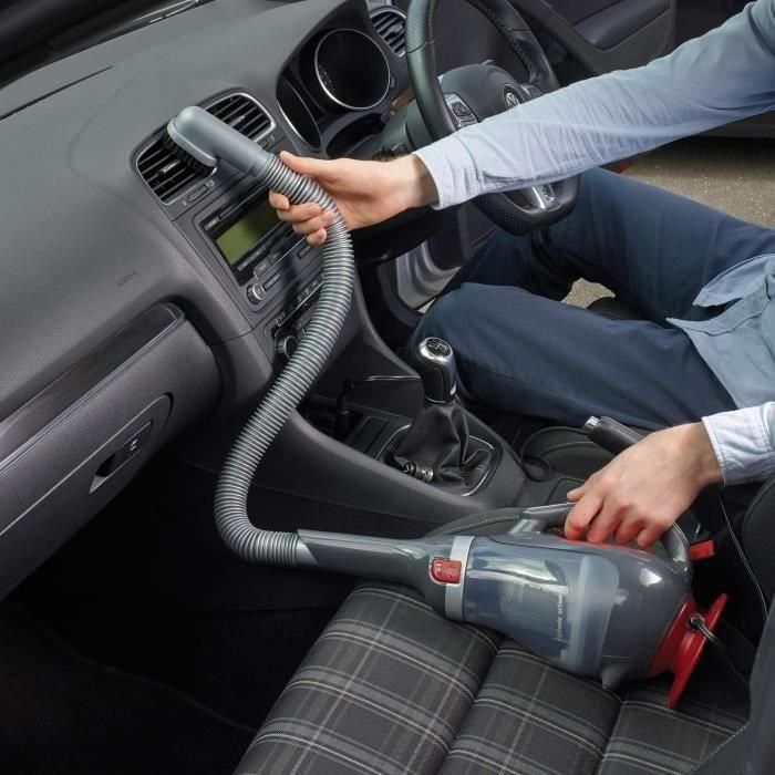 Black & Decker ADV1200-XJ Aspiradora manual para automóviles 12V 610ml cable 5m acción ciclónica 5