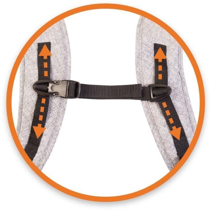 Dreambaby AAAAT52812 Portabebés ajustable 3 en 1 Oxford para recién nacidos y niños hasta 15 kg, adaptable a todos los tamaños 3