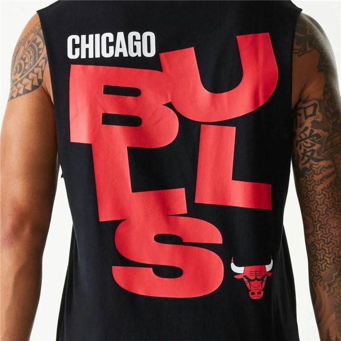 Camiseta de Tirantes Hombre New Era Chicago Bulls Negro 4