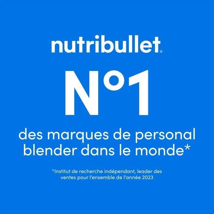 NutriBullet NBP003MA Licuadora Portátil, 70W, 0.475L, Magenta, 1 Botella Incluida 3