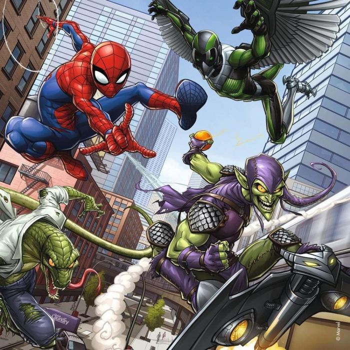 SPIDERMAN Puzzle In Action 3x49 pcs 3 SPIDERMAN Puzzle In Action 3x49 pcs 3