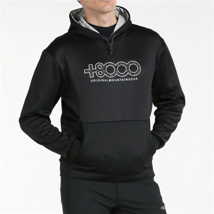 Sudadera con Capucha Hombre +8000 Rels Negro 1