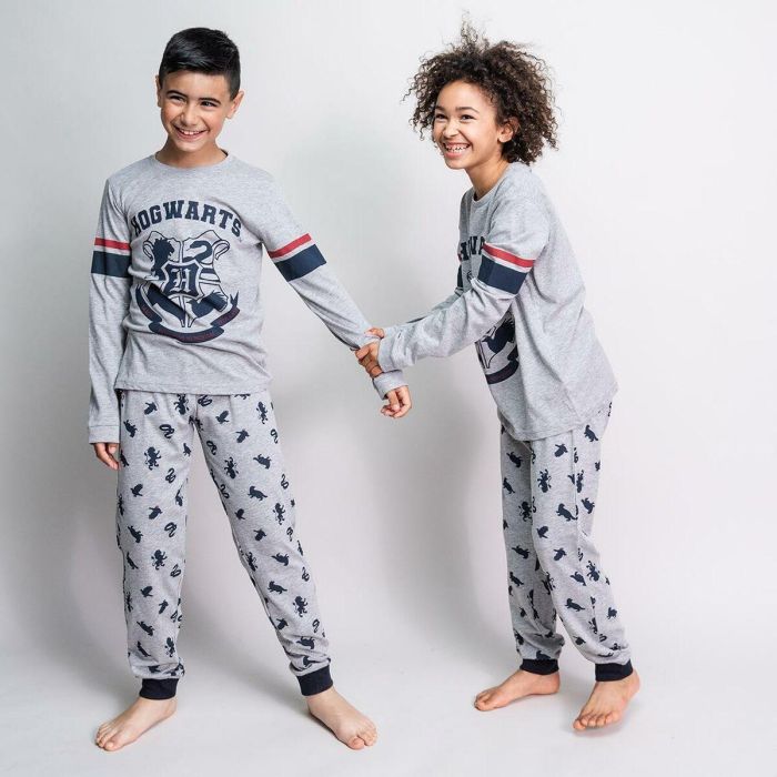 Pijama Infantil Harry Potter Gris 4 Pijama Infantil Harry Potter Gris 4