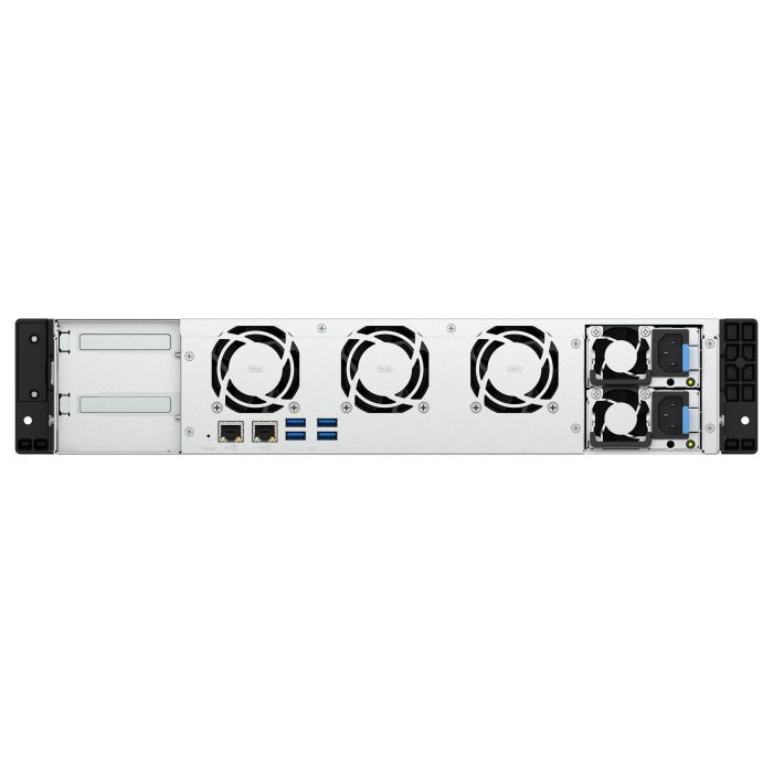 QNAP TS-855eU-RP-8G NAS Rackmount 8 Bahías Intel Atom C5125 8GB RAM 2x2.5GbE 2xM.2 2xPCIe Gen3 1x250W PSU 1